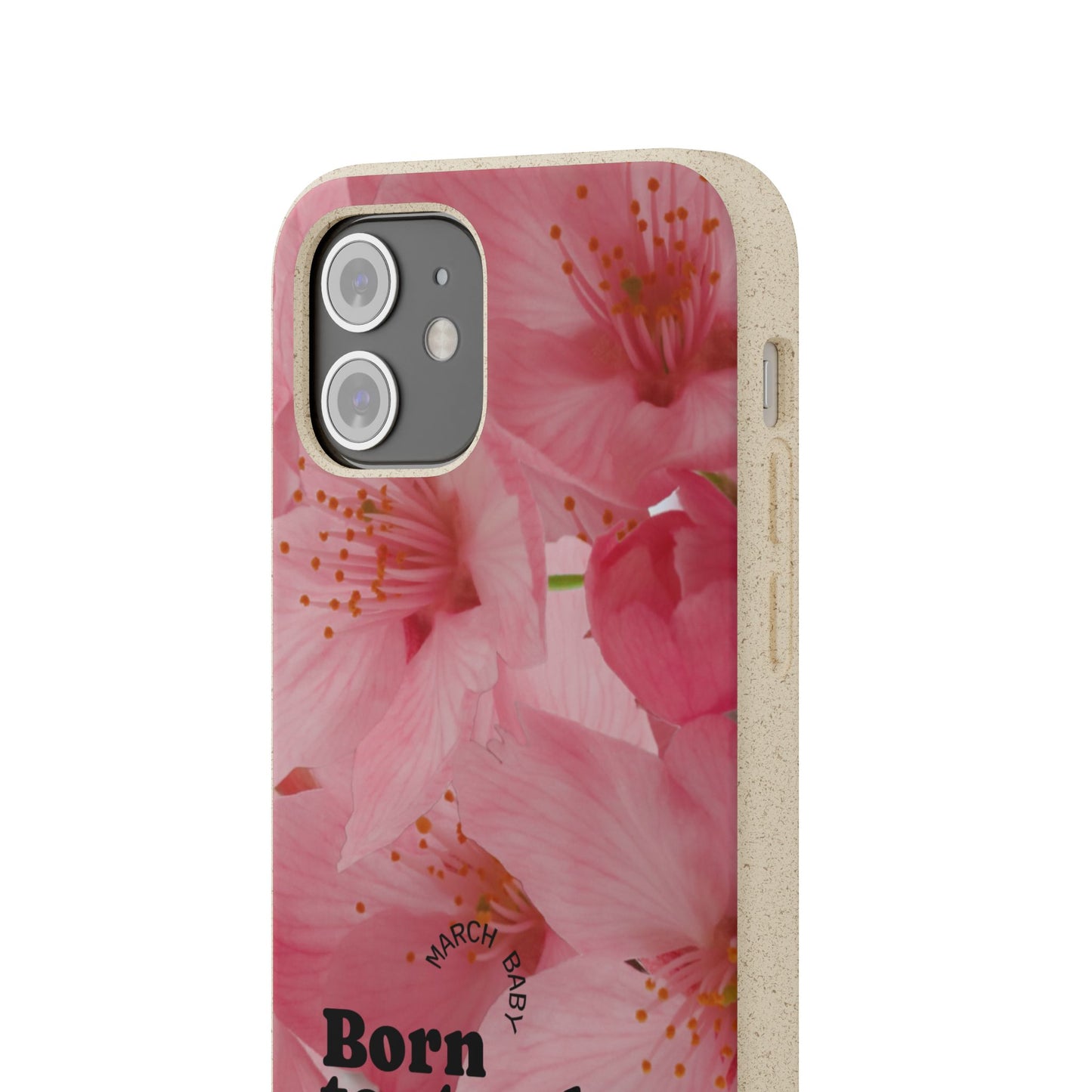 March Eco-friendly birth flower - Biodegradable case