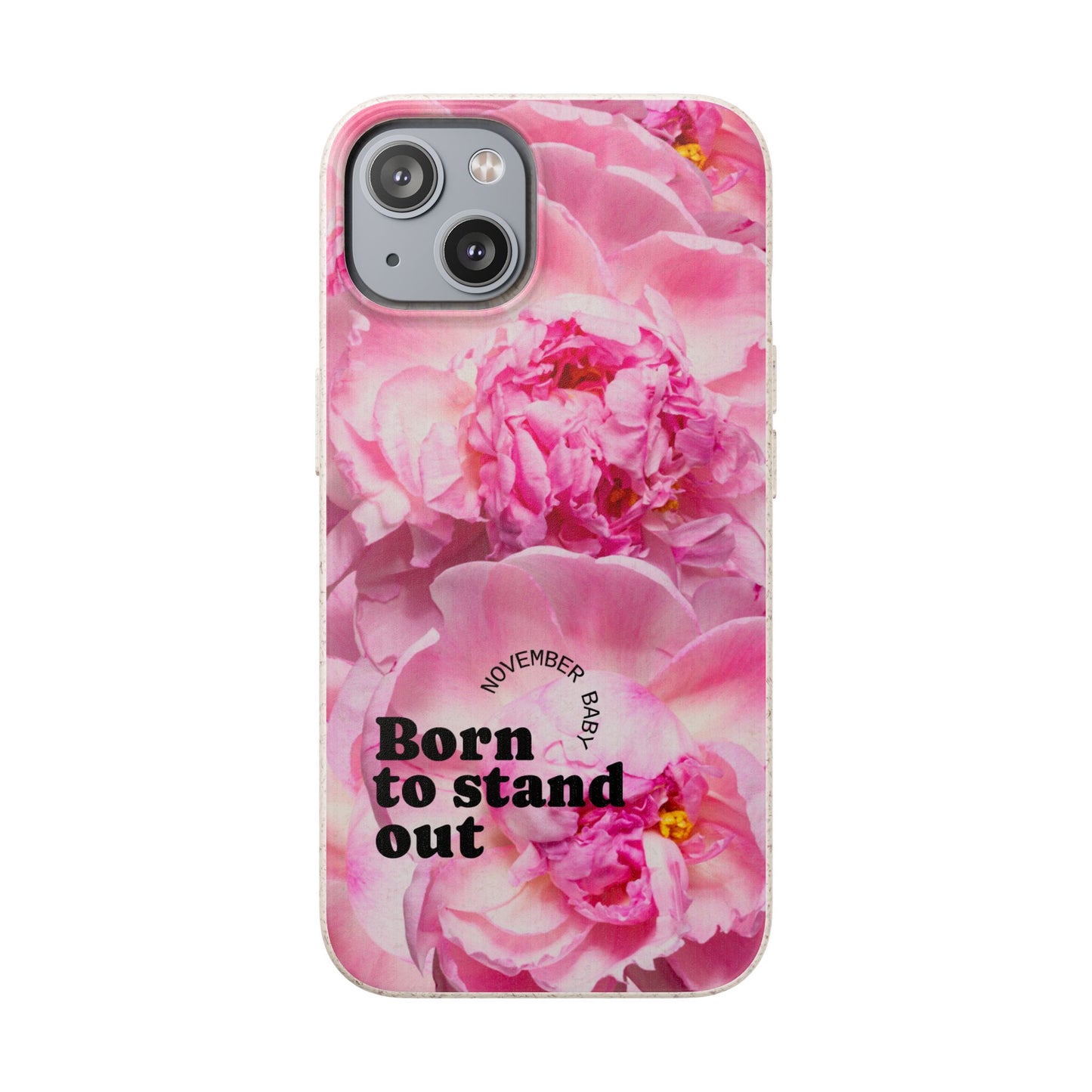 November Eco-friendly birth flower - Biodegradable case