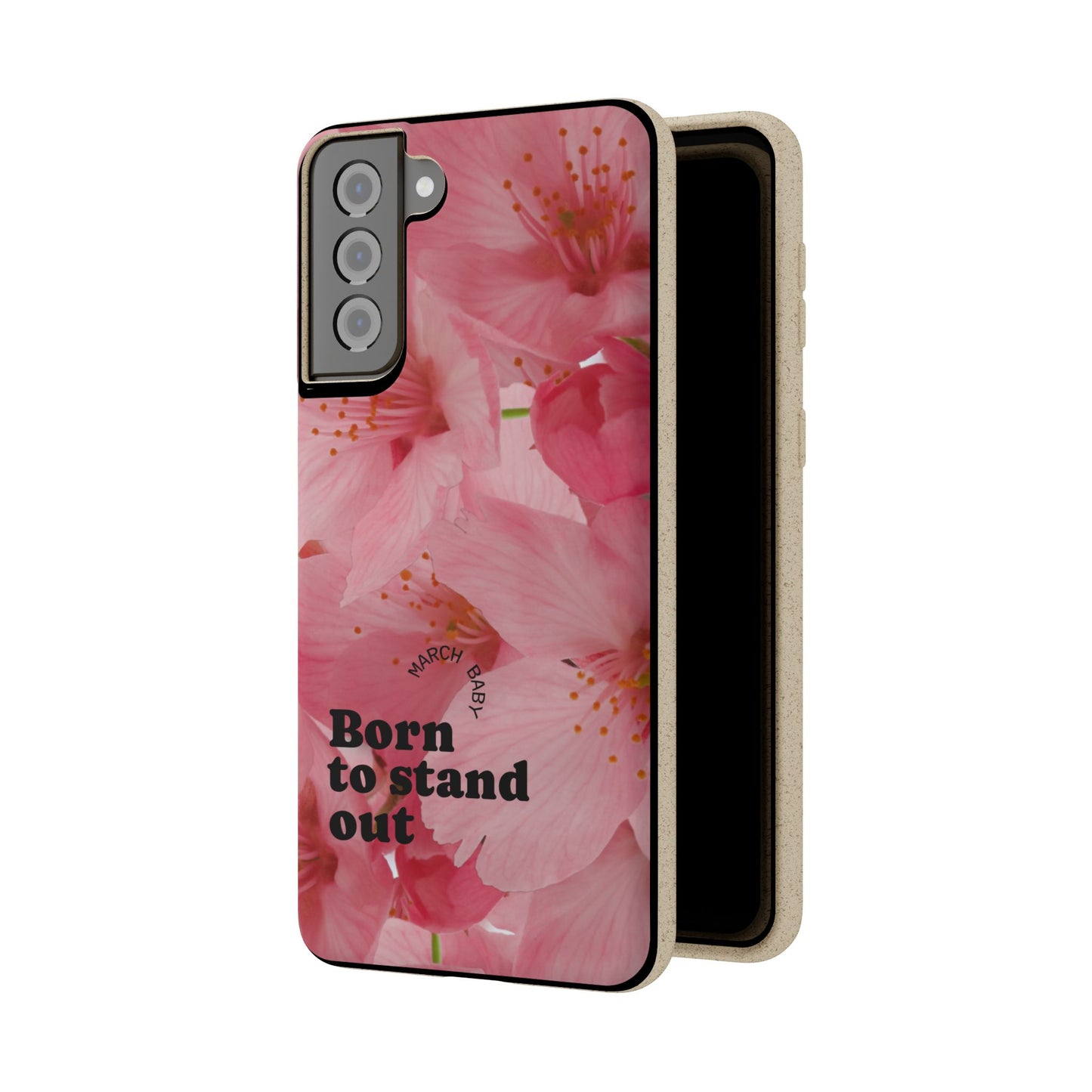March Eco-friendly birth flower - Biodegradable case