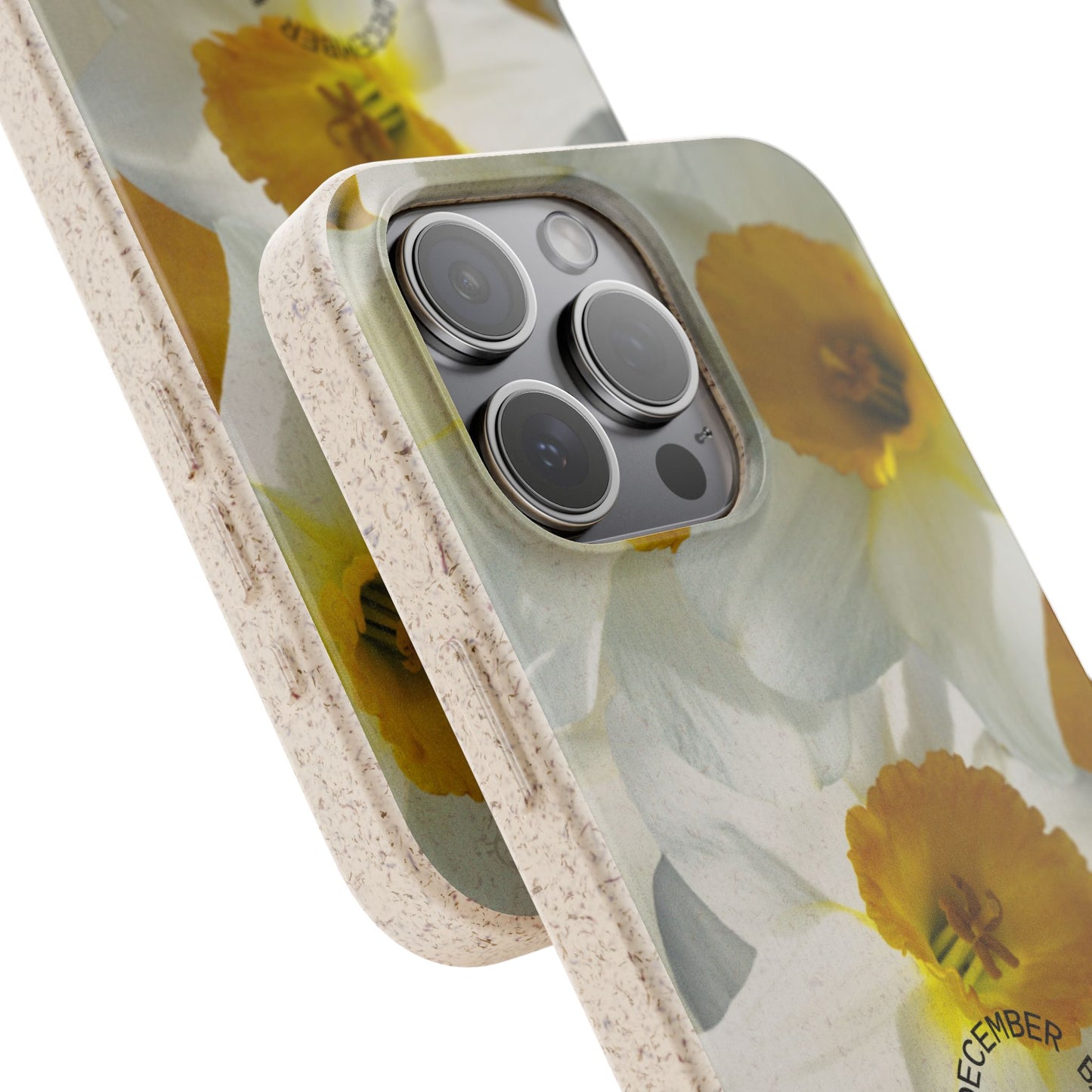 December Eco-friendly birth flower - Biodegradable case