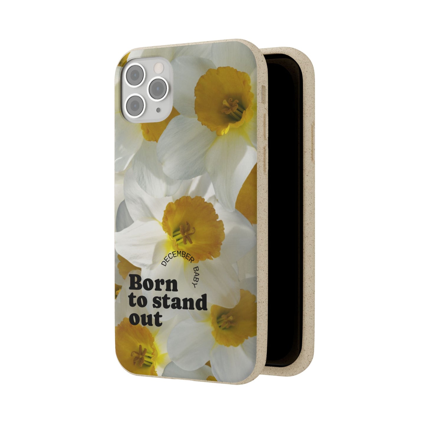 December Eco-friendly birth flower - Biodegradable case