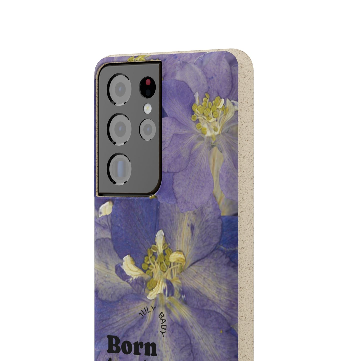 July Eco-friendly birth flower - Biodegradable case