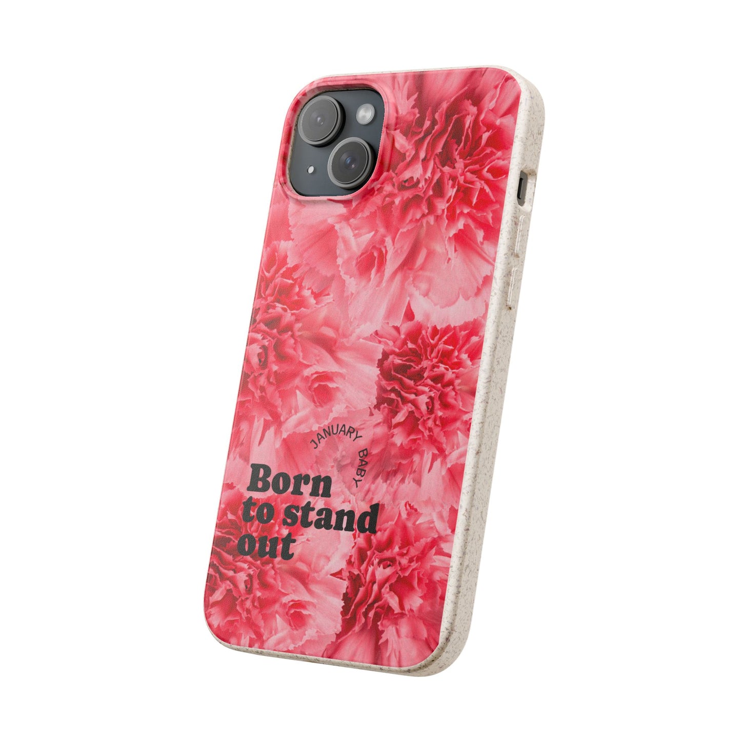 January Eco-friendly birth flower - Biodegradable case