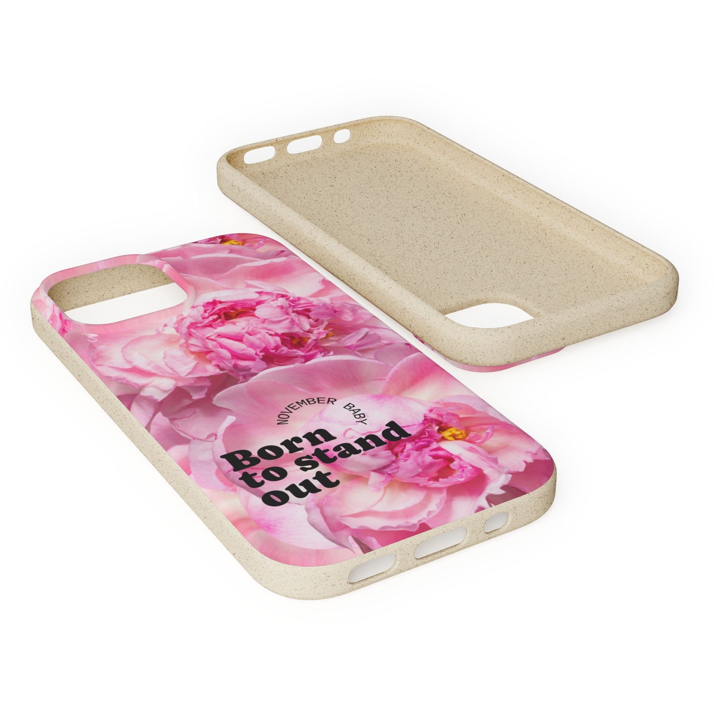 November Eco-friendly birth flower - Biodegradable case