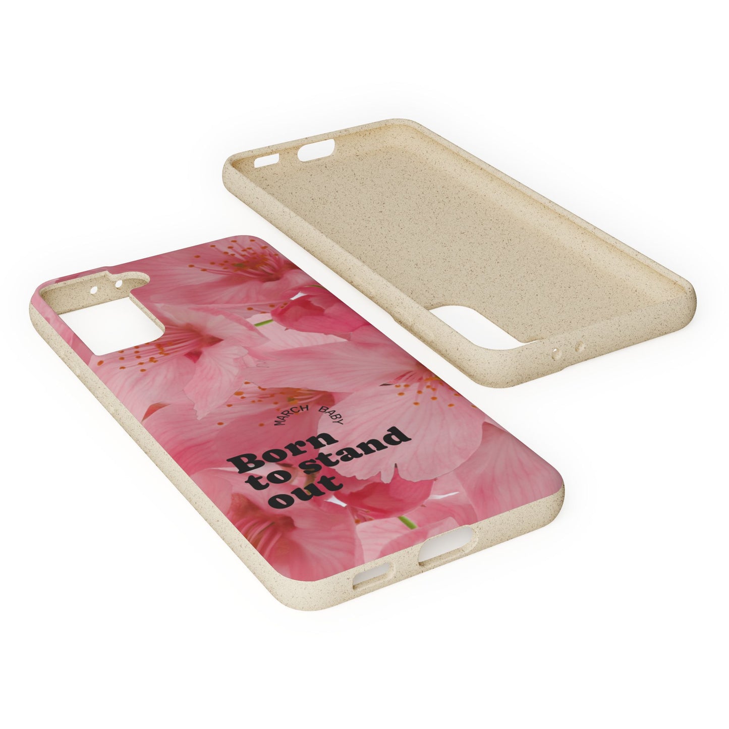 March Eco-friendly birth flower - Biodegradable case