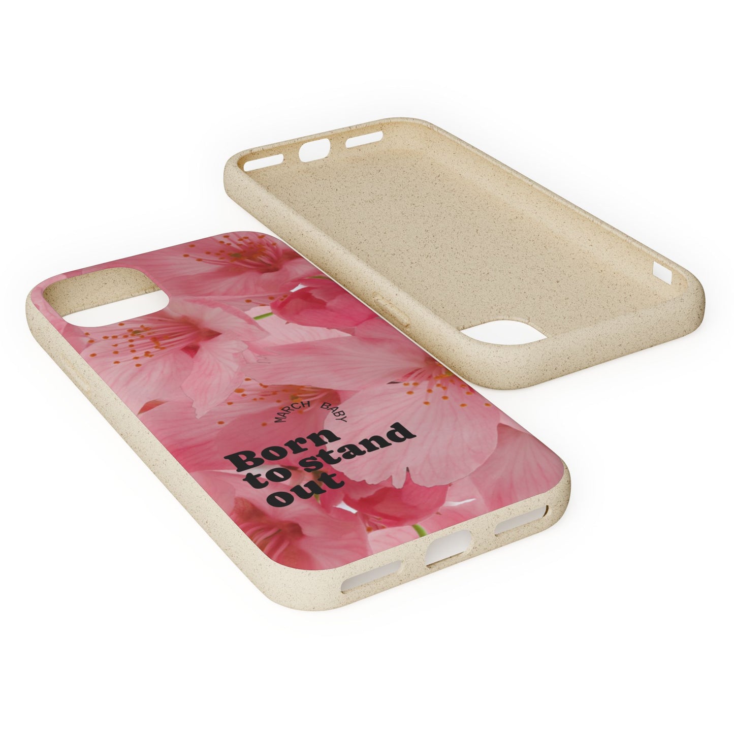 March Eco-friendly birth flower - Biodegradable case