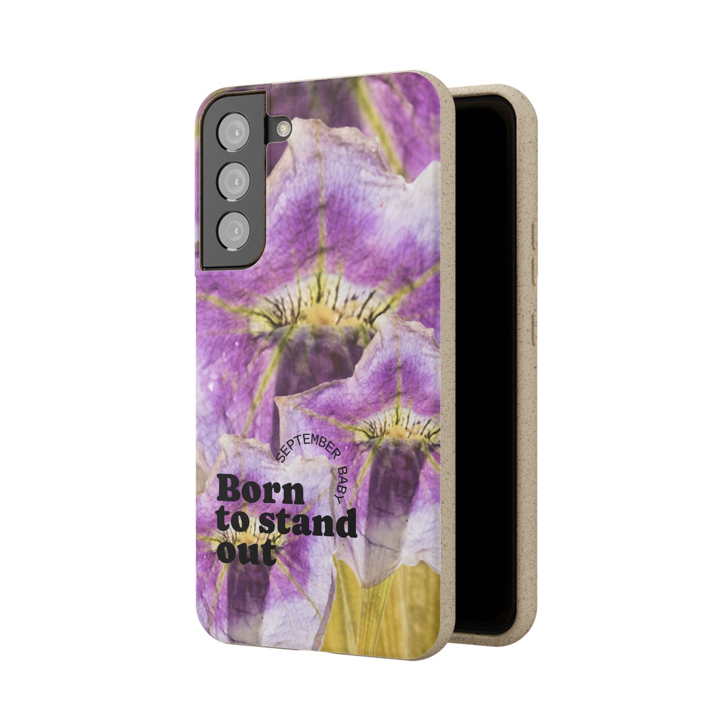 September Eco-friendly birth flower - Biodegradable case