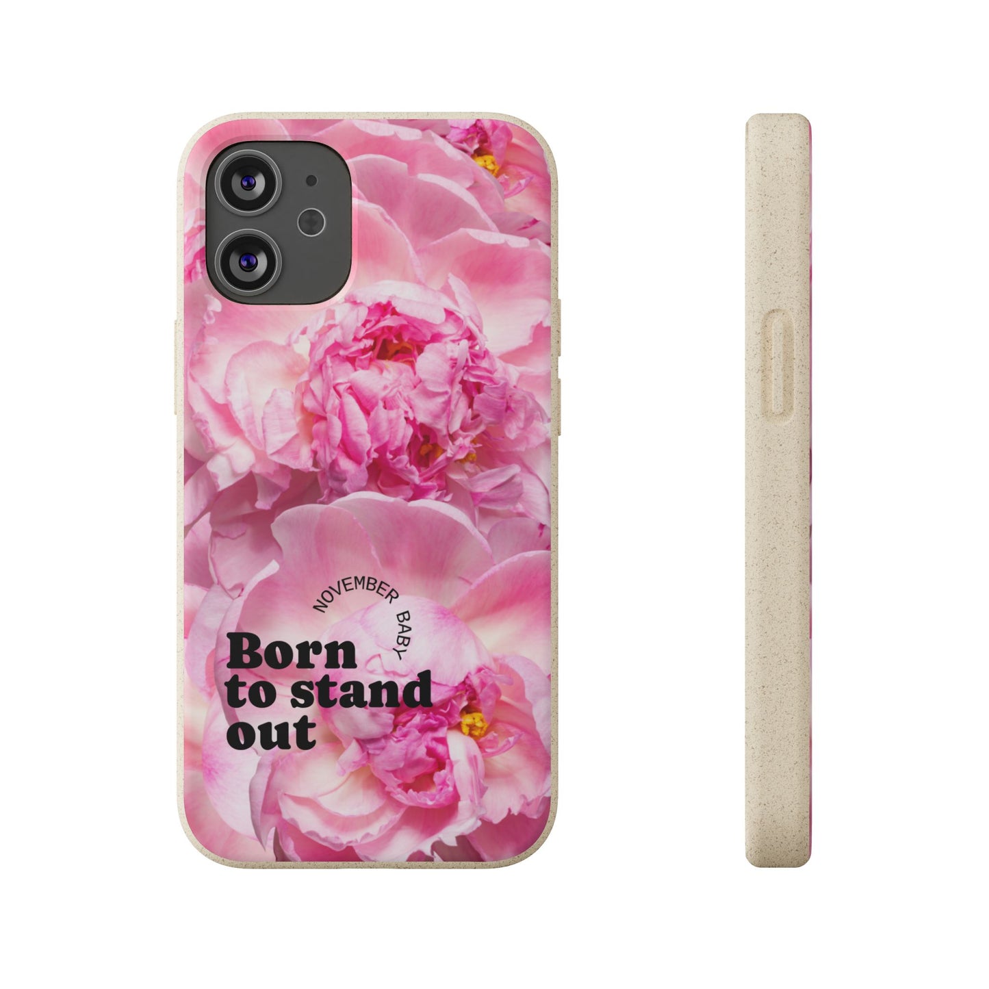 November Eco-friendly birth flower - Biodegradable case
