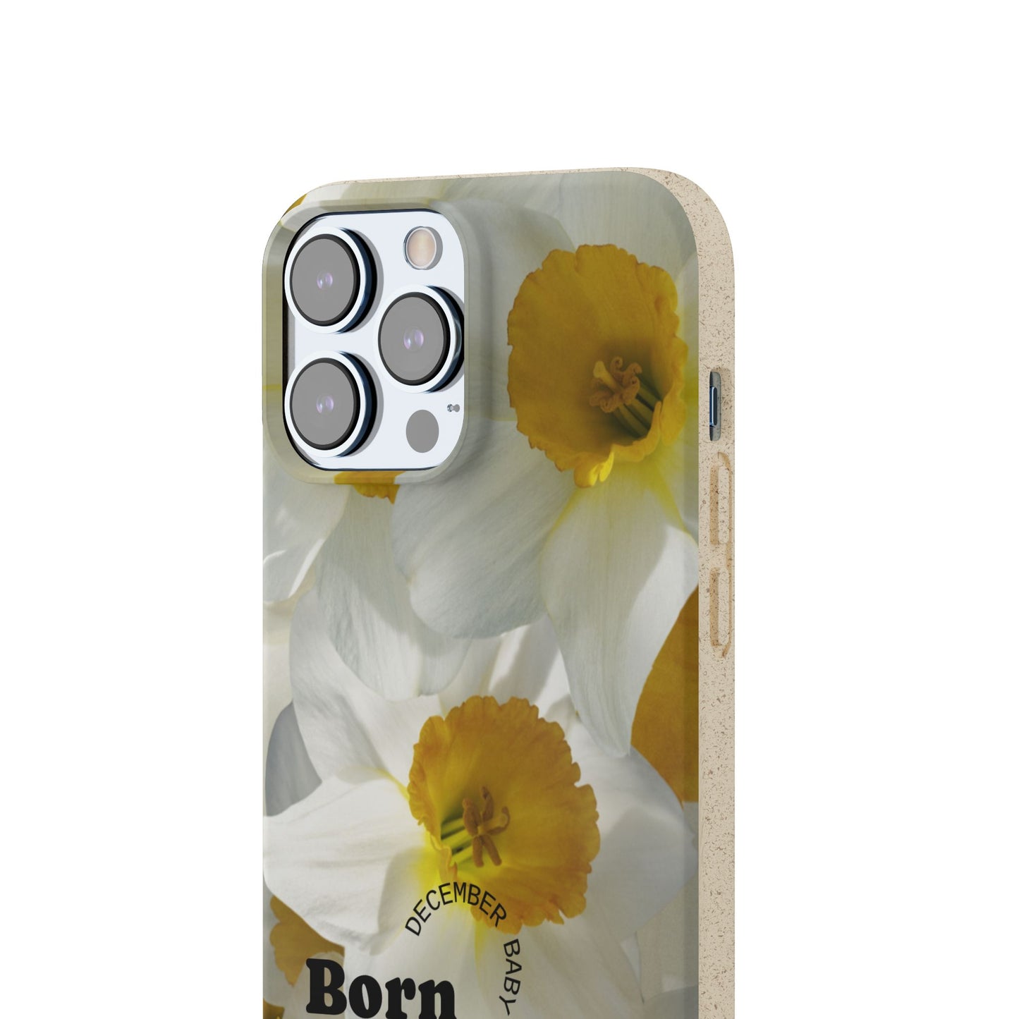 December Eco-friendly birth flower - Biodegradable case