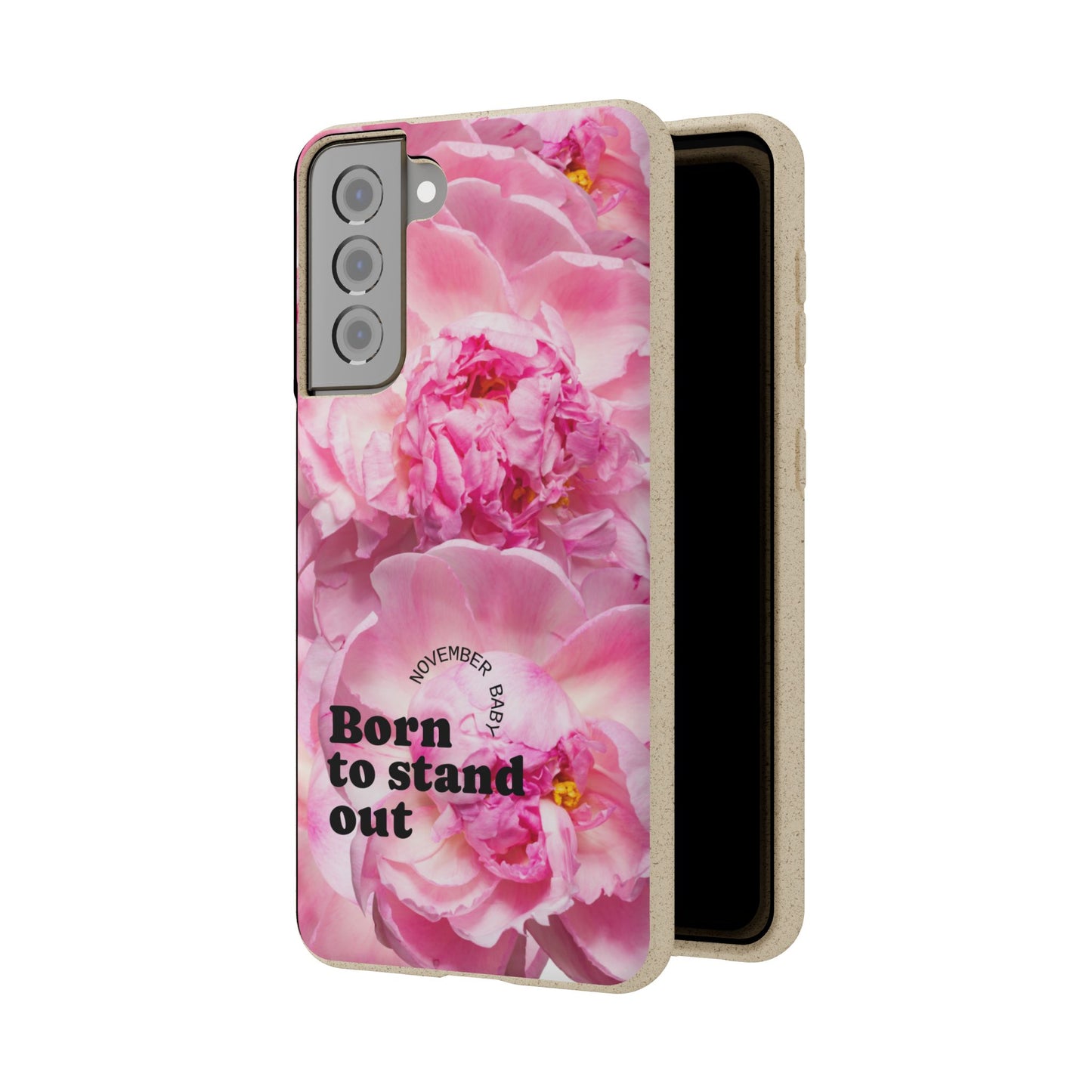 November Eco-friendly birth flower - Biodegradable case