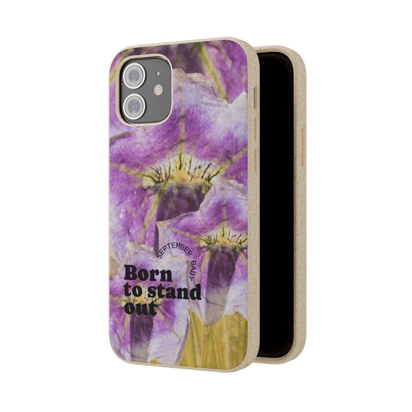 September Eco-friendly birth flower - Biodegradable case