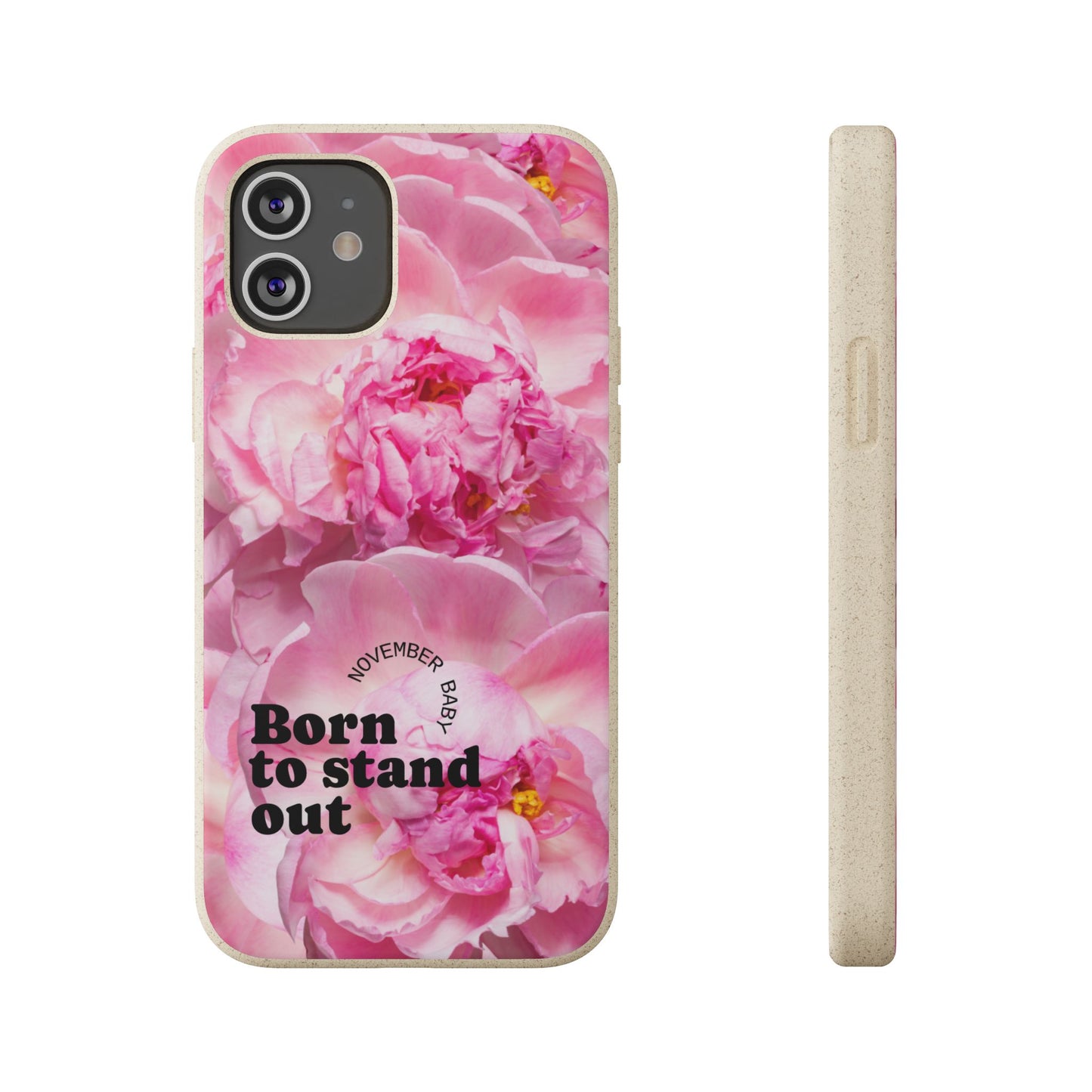 November Eco-friendly birth flower - Biodegradable case