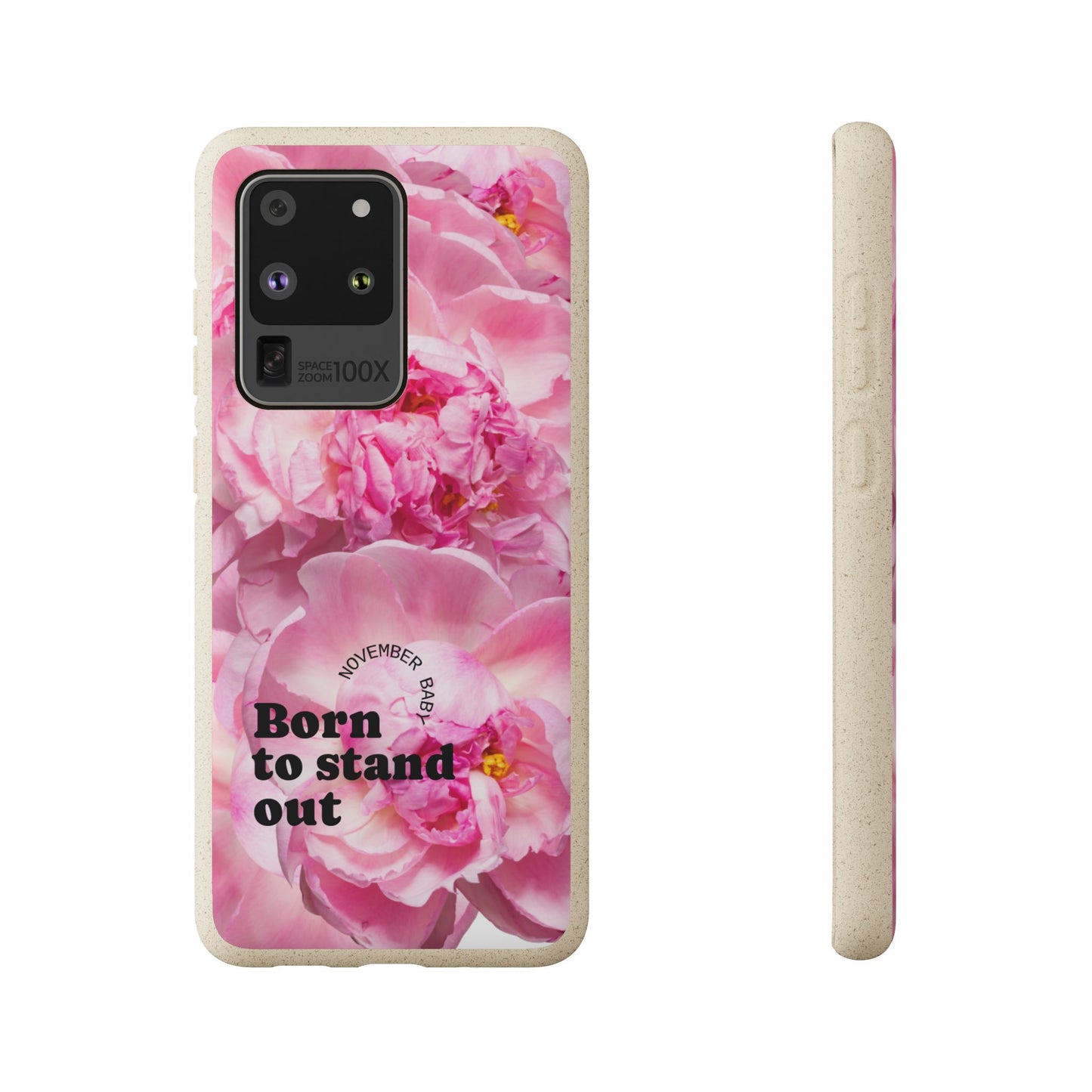 November Eco-friendly birth flower - Biodegradable case