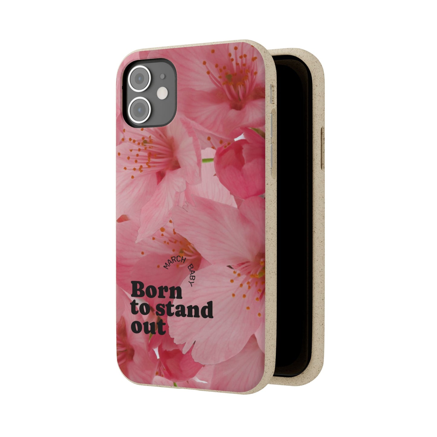 March Eco-friendly birth flower - Biodegradable case