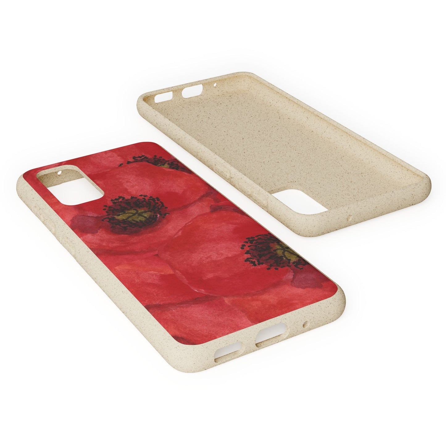 Poppy flower - Biodegradable case