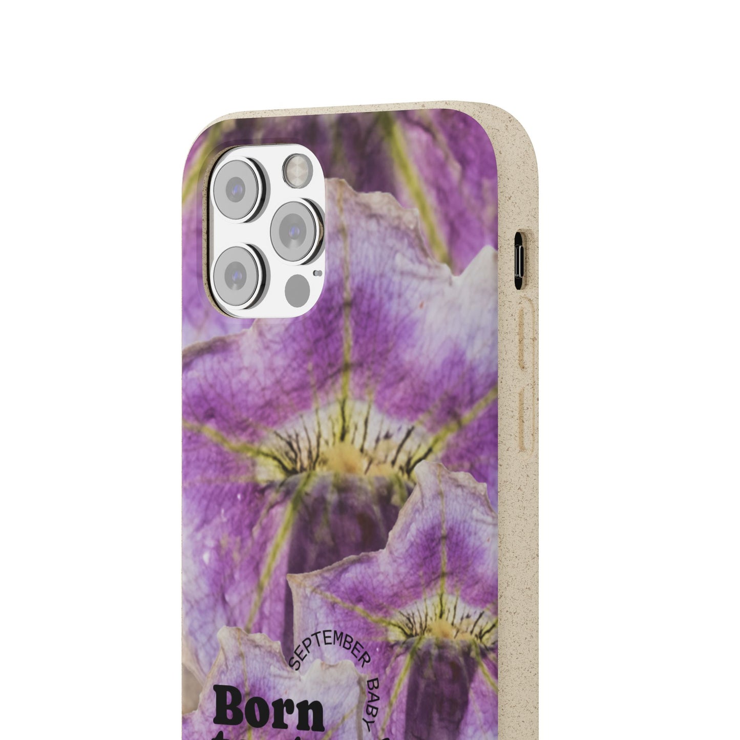 September Eco-friendly birth flower - Biodegradable case