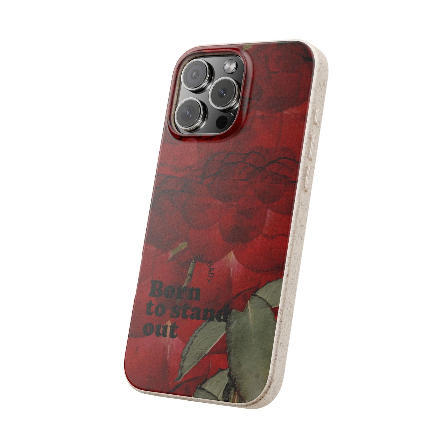 June Eco-friendly birth flower - Biodegradable case