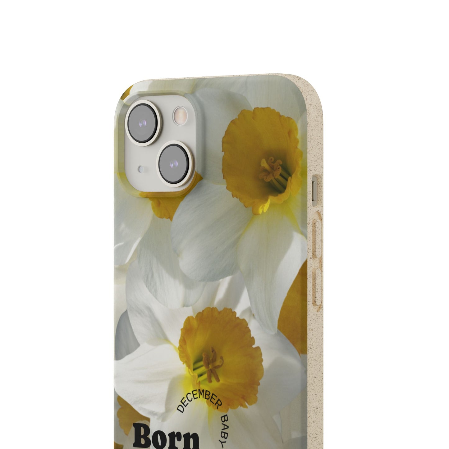 December Eco-friendly birth flower - Biodegradable case