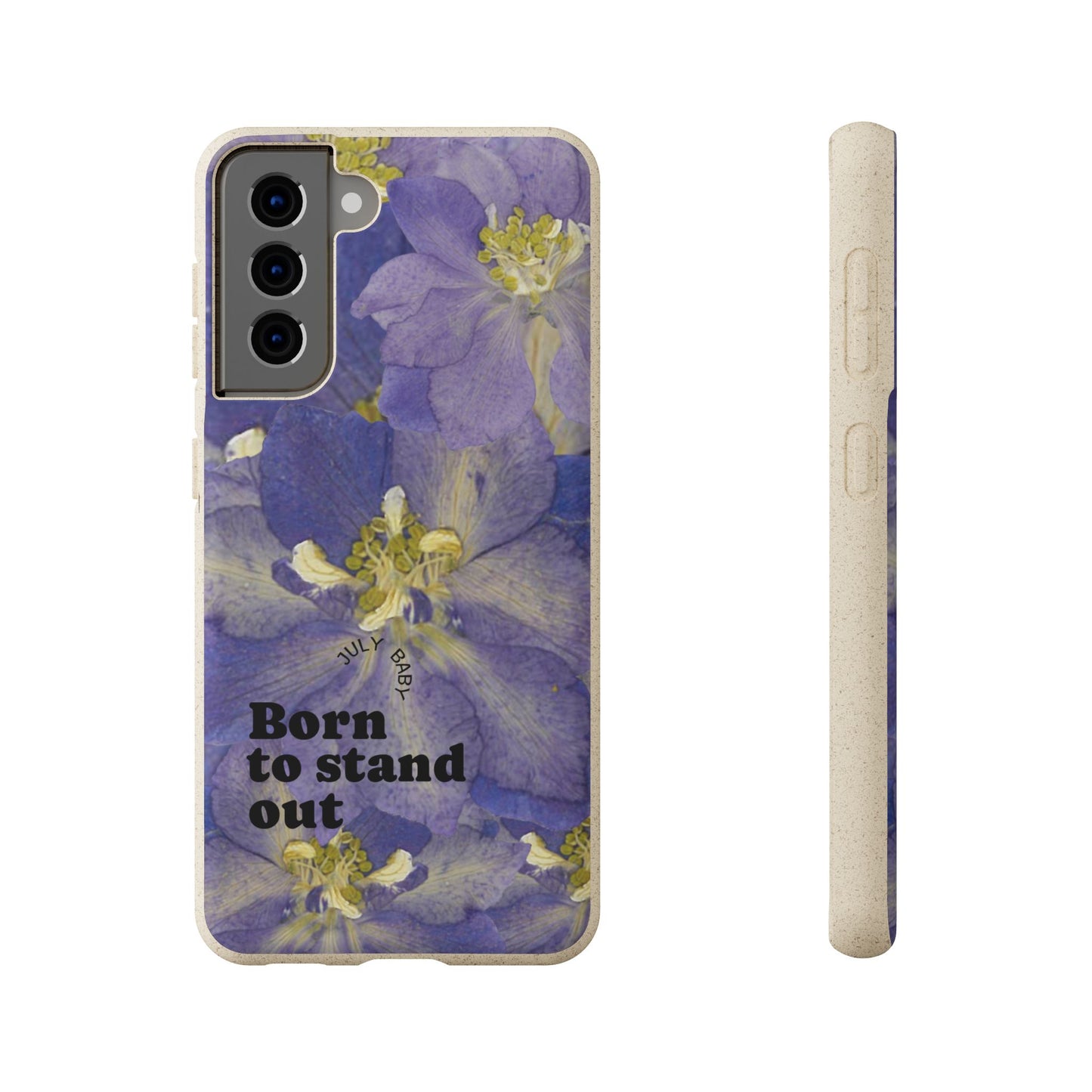 July Eco-friendly birth flower - Biodegradable case