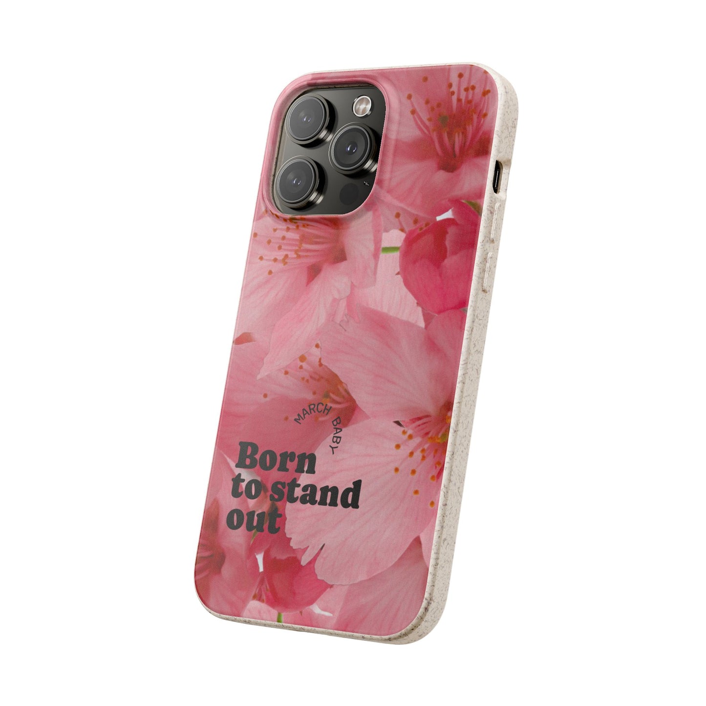 March Eco-friendly birth flower - Biodegradable case