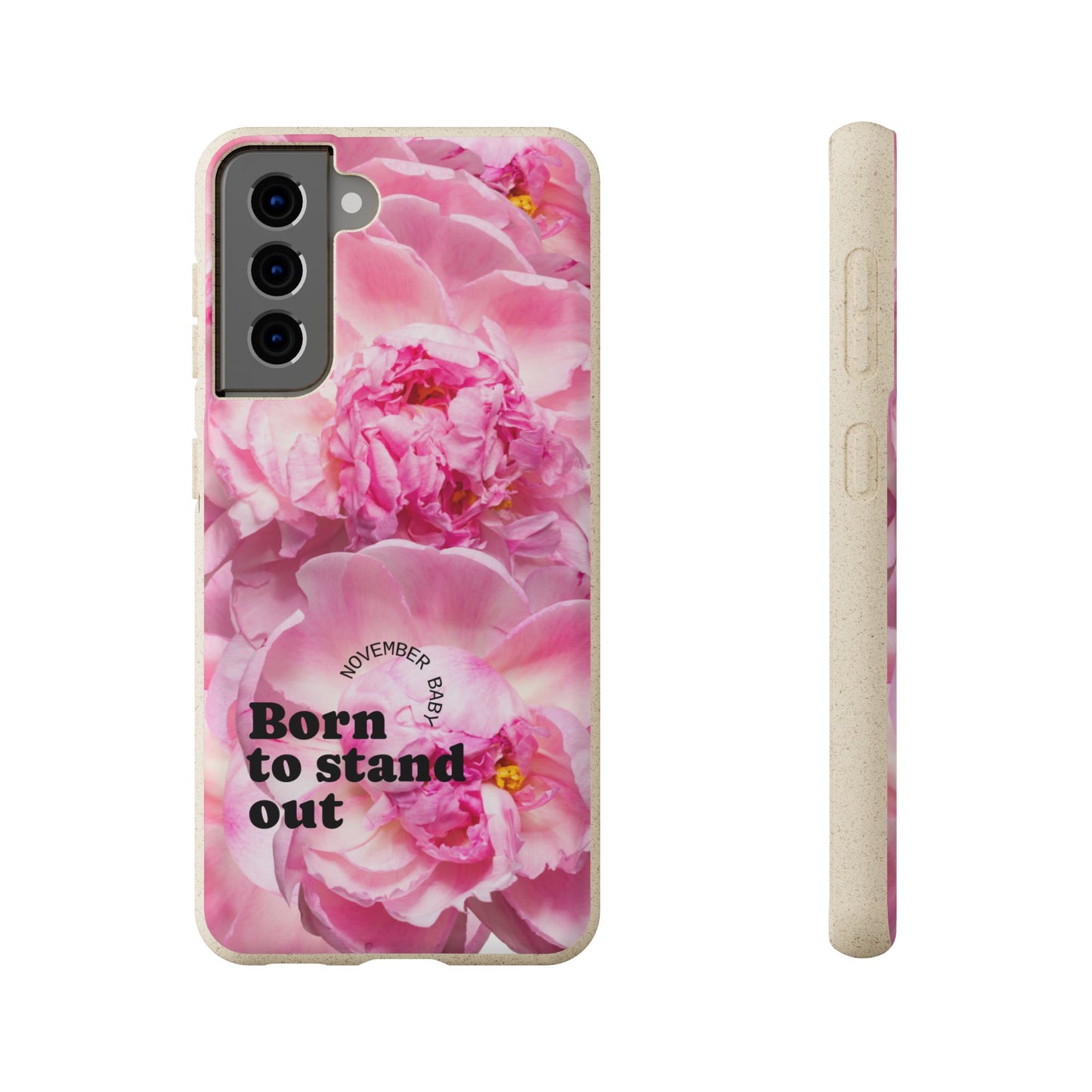 November Eco-friendly birth flower - Biodegradable case