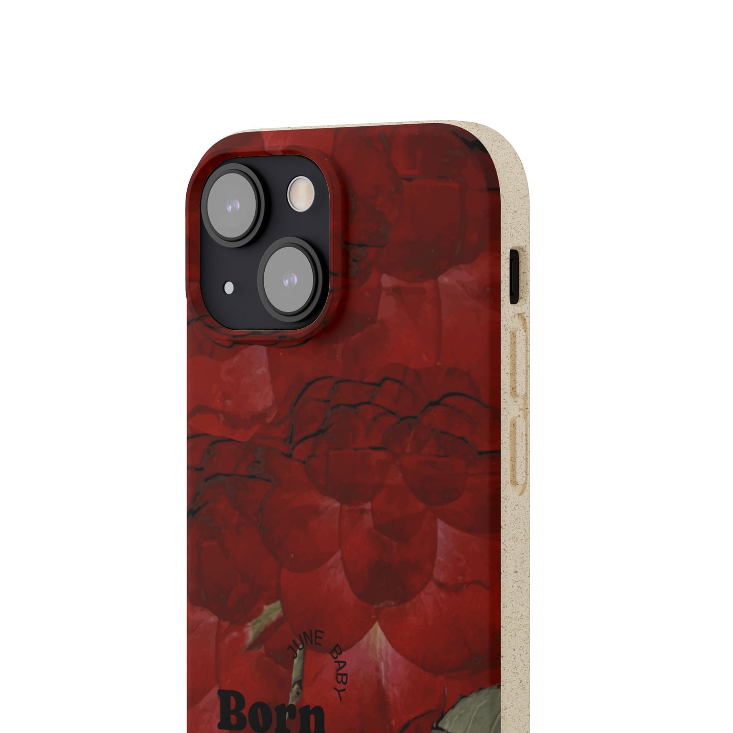 June Eco-friendly birth flower - Biodegradable case