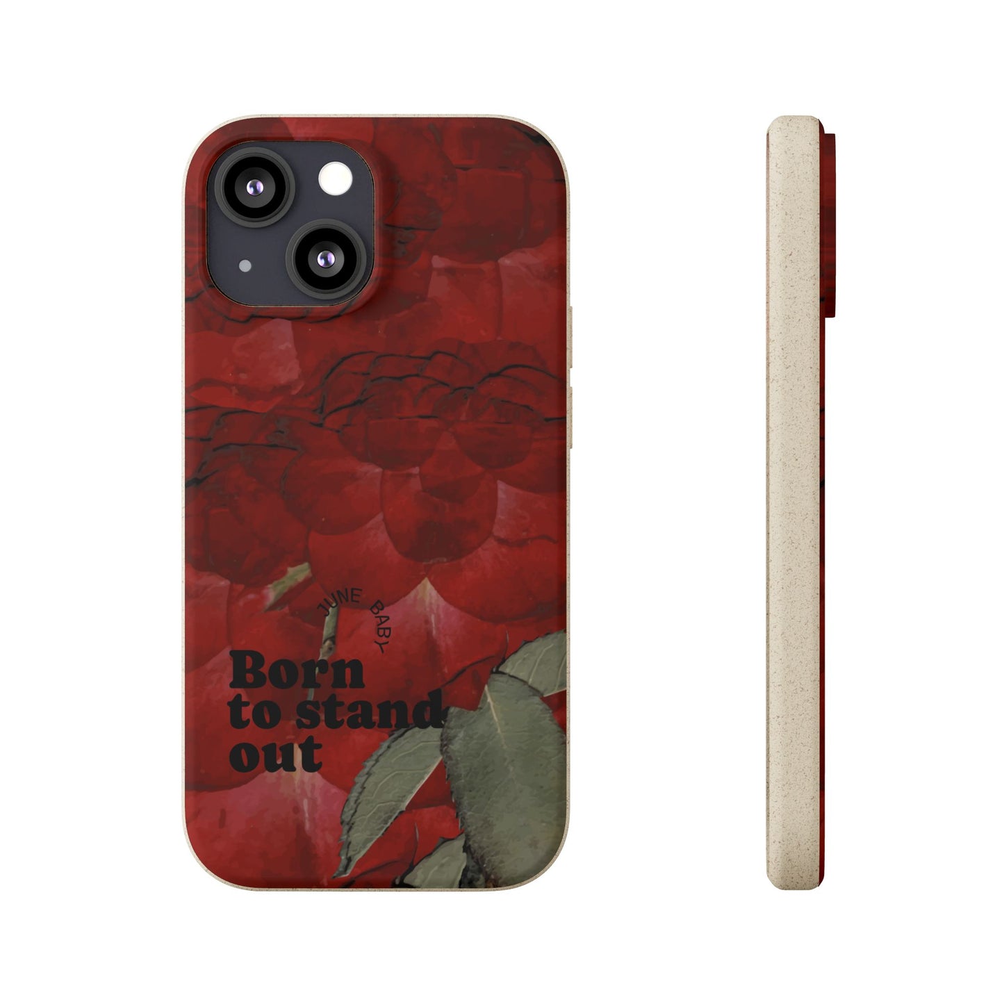 June Eco-friendly birth flower - Biodegradable case