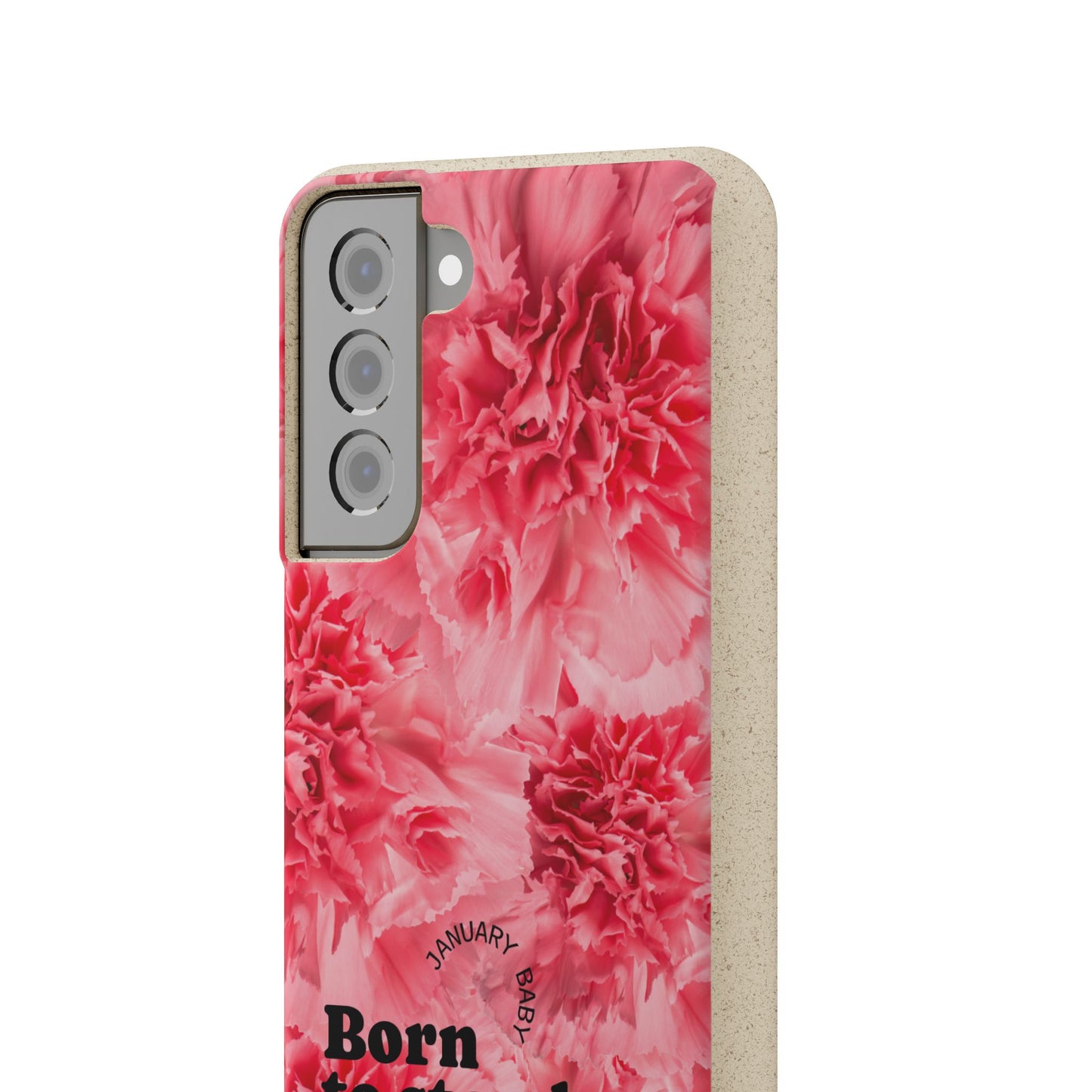 January Eco-friendly birth flower - Biodegradable case