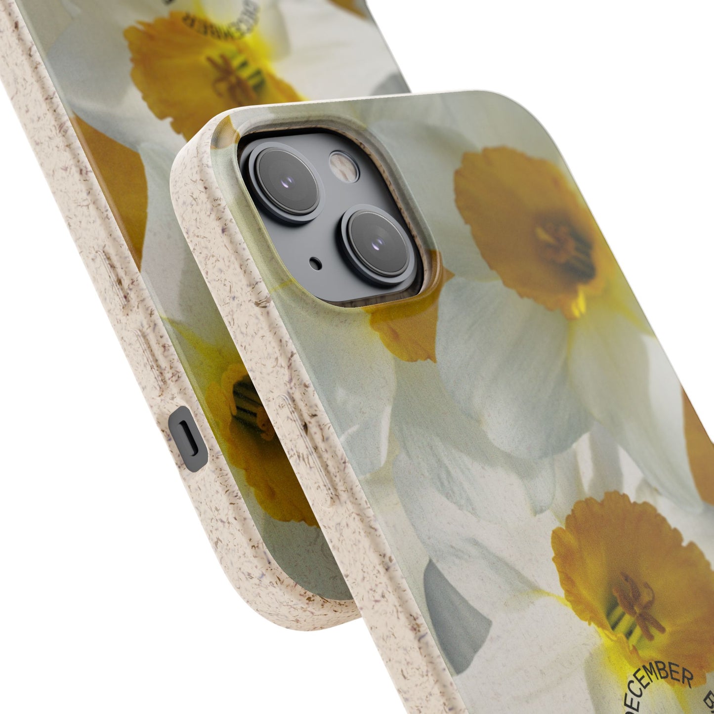 December Eco-friendly birth flower - Biodegradable case