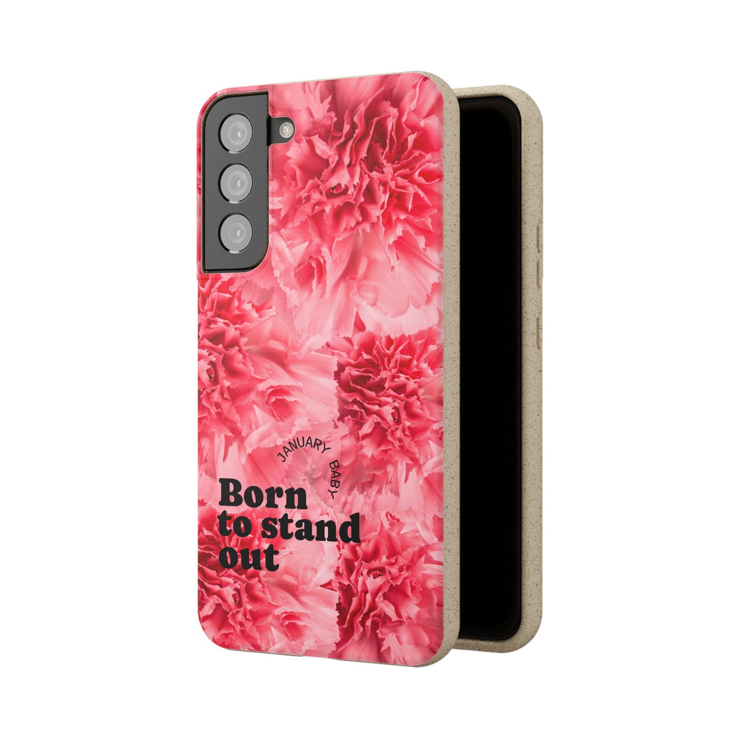 January Eco-friendly birth flower - Biodegradable case