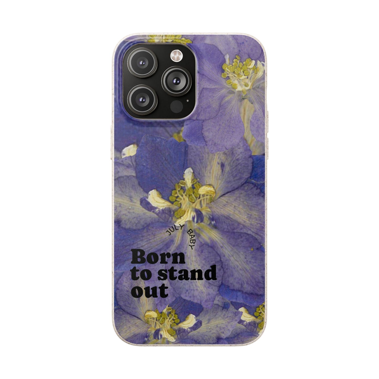 July Eco-friendly birth flower - Biodegradable case
