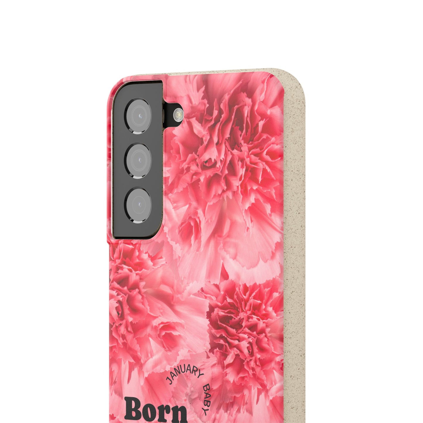 January Eco-friendly birth flower - Biodegradable case