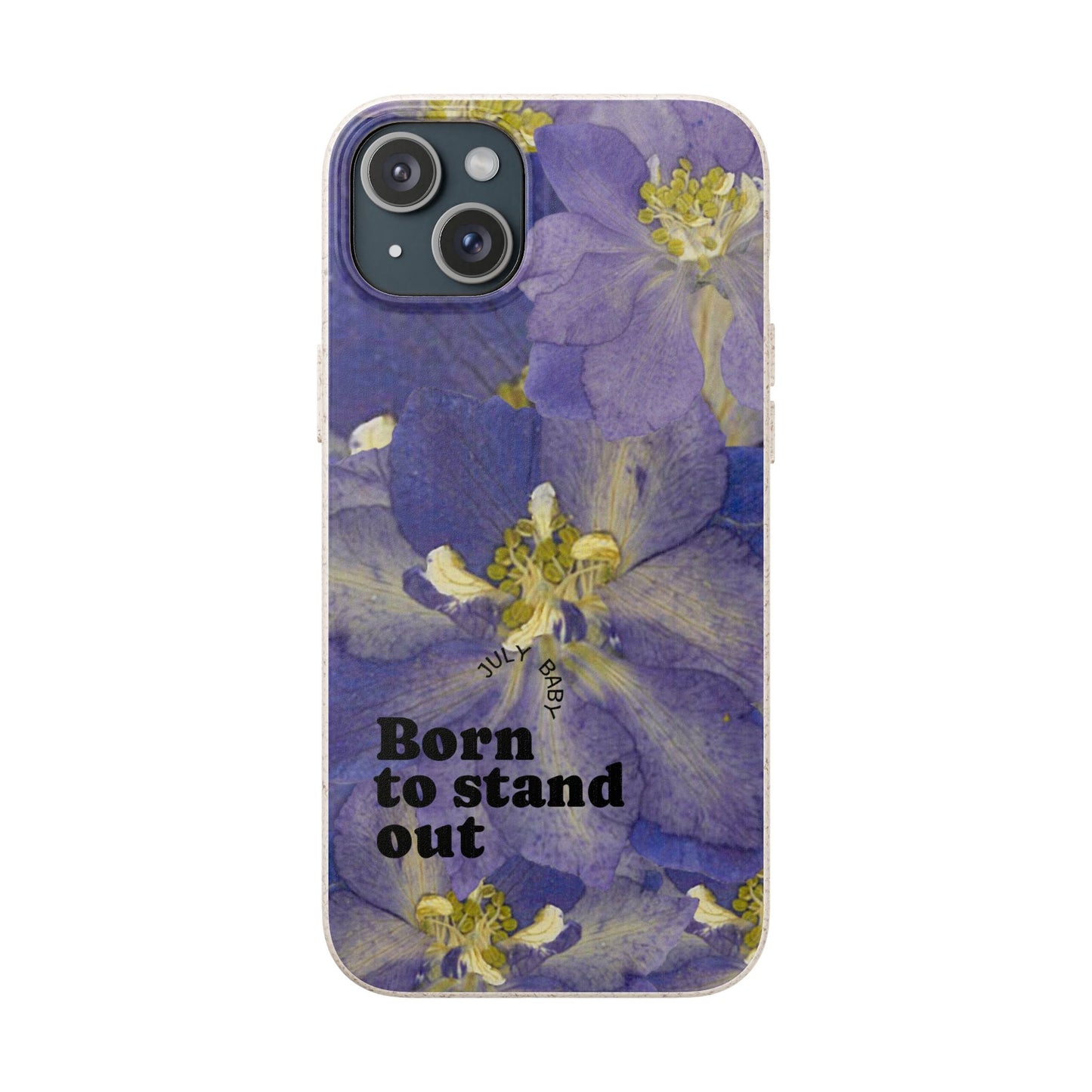 July Eco-friendly birth flower - Biodegradable case