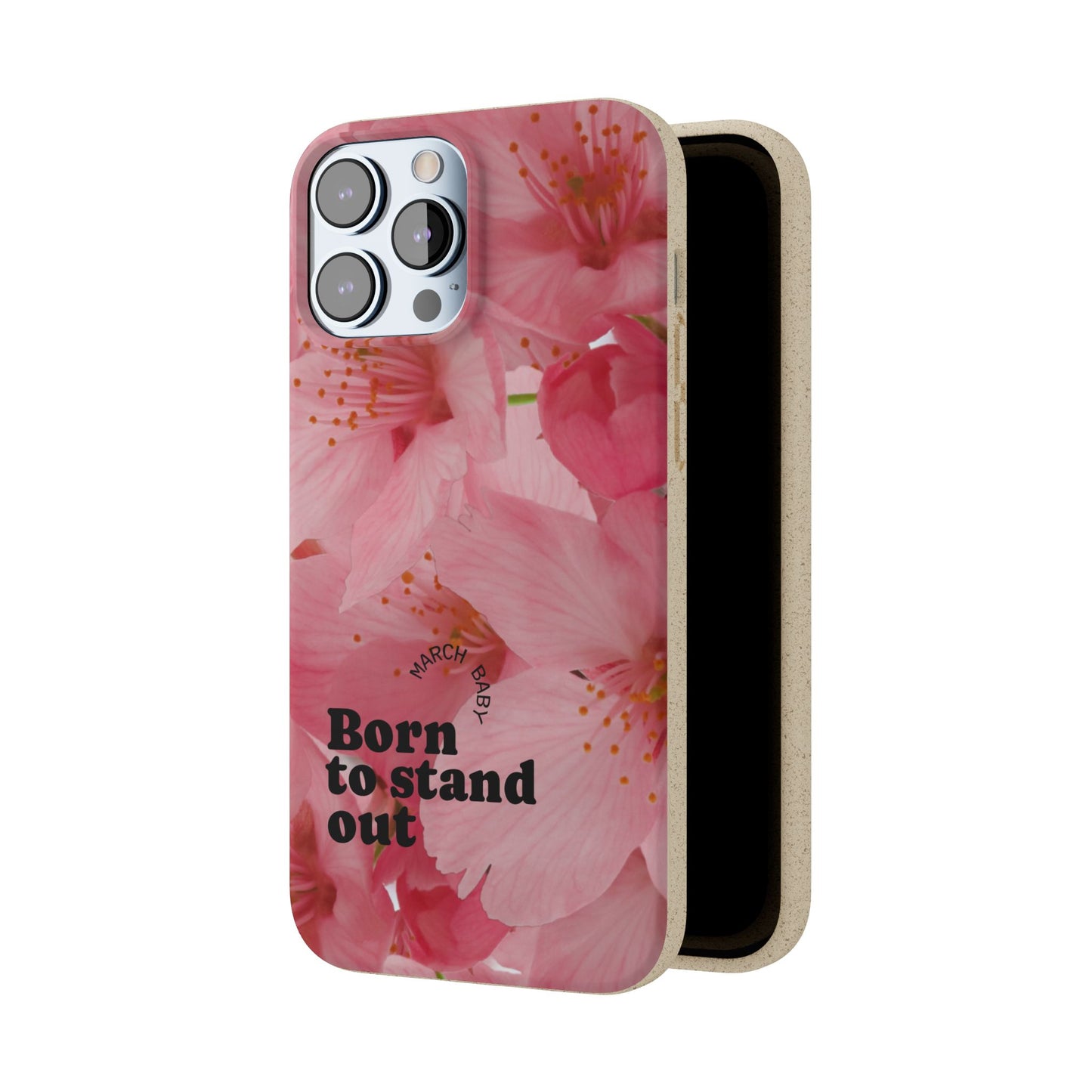 March Eco-friendly birth flower - Biodegradable case