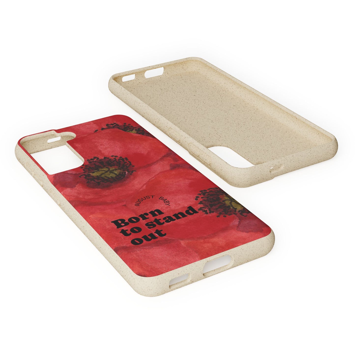 August Eco-friendly birth flower - Biodegradable case