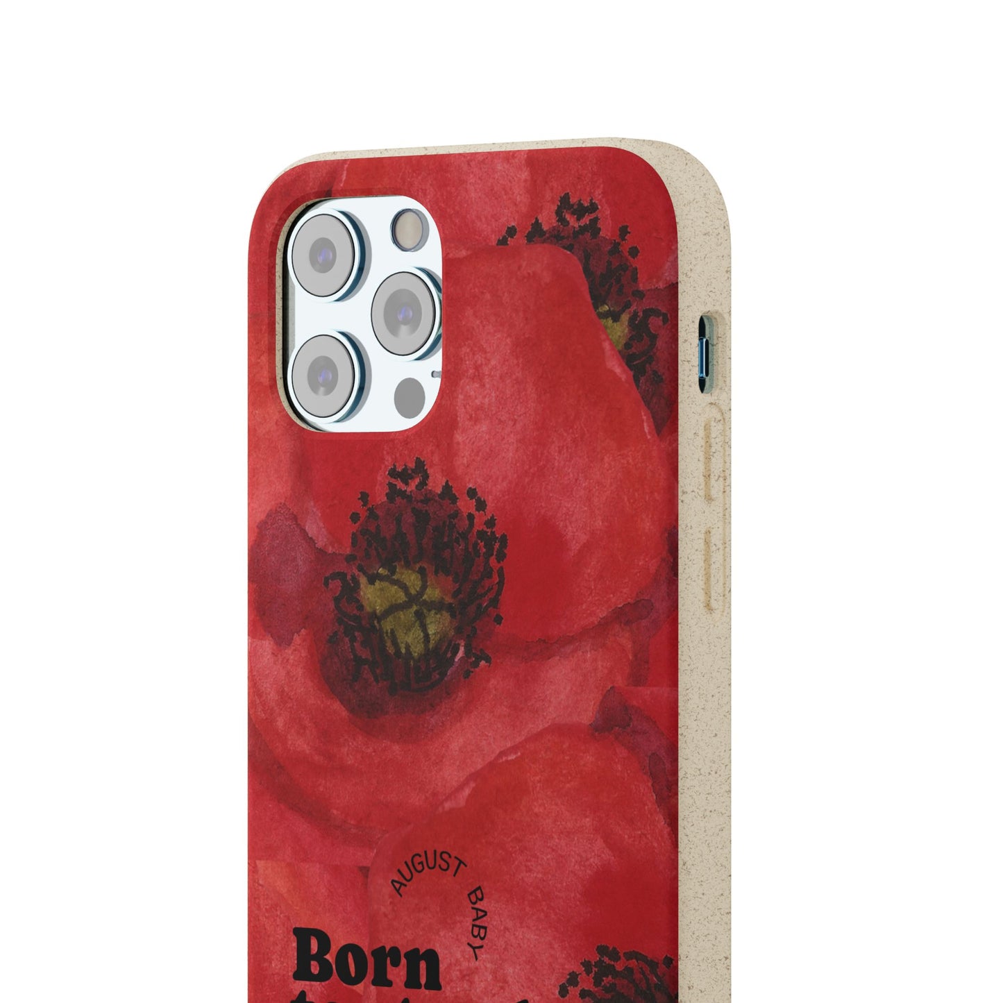 August Eco-friendly birth flower - Biodegradable case