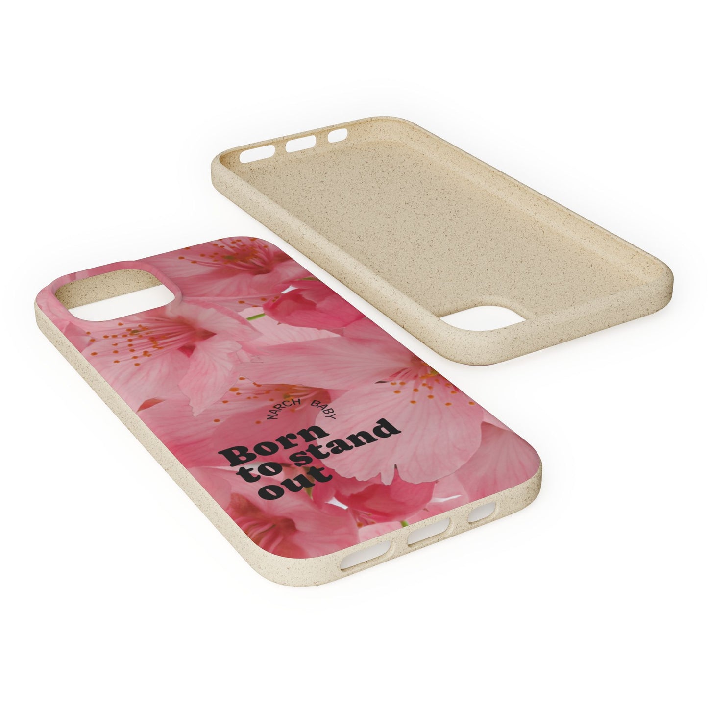 March Eco-friendly birth flower - Biodegradable case