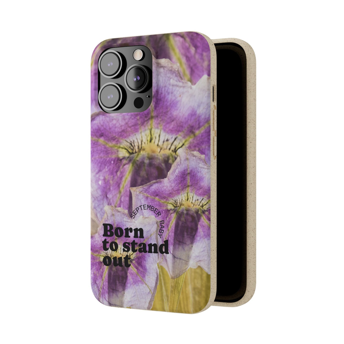 September Eco-friendly birth flower - Biodegradable case