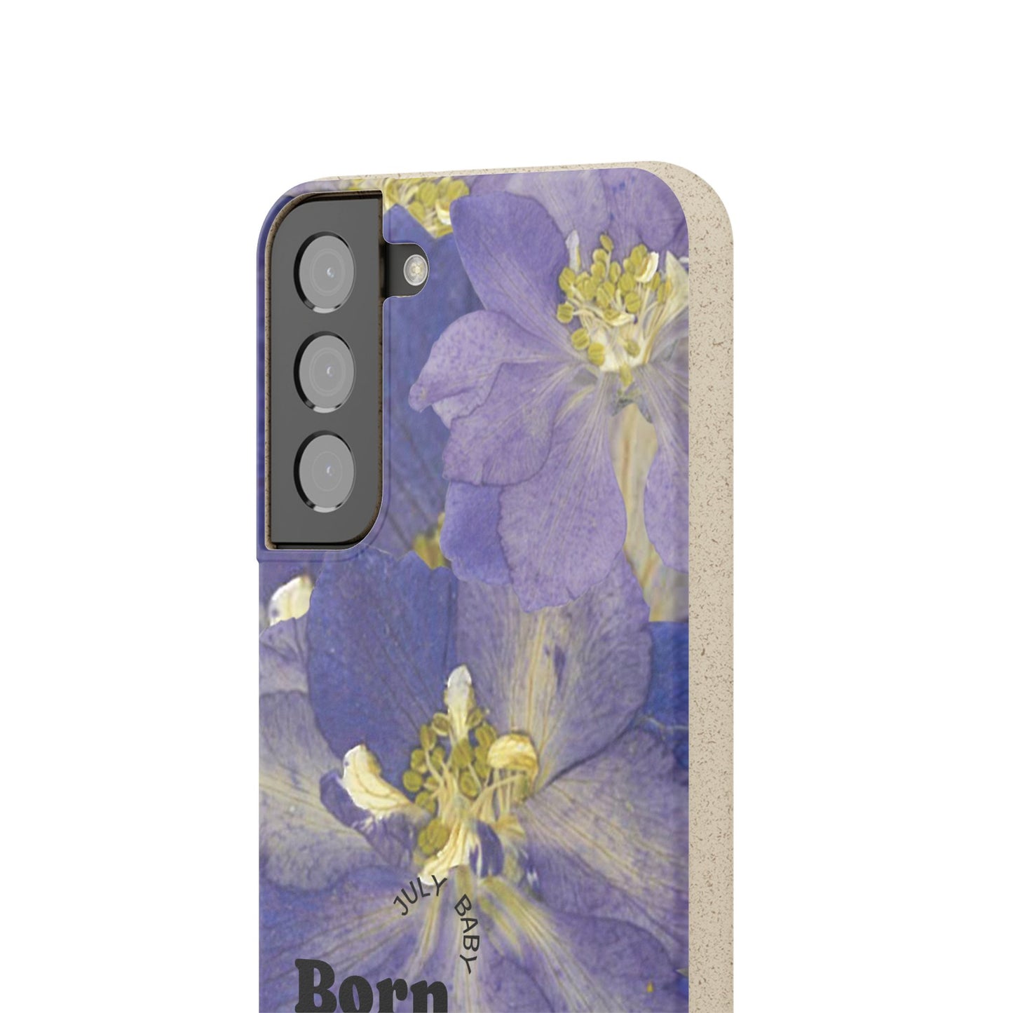 July Eco-friendly birth flower - Biodegradable case