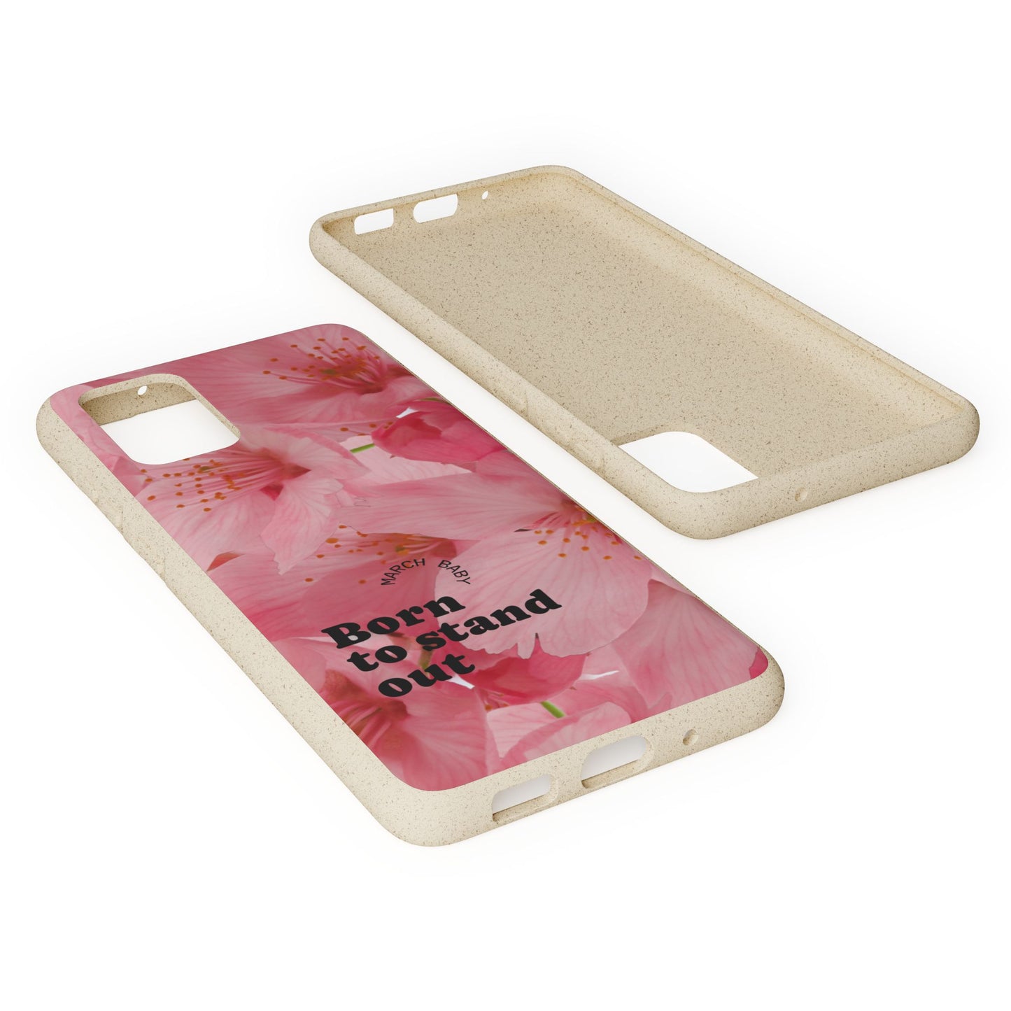 March Eco-friendly birth flower - Biodegradable case