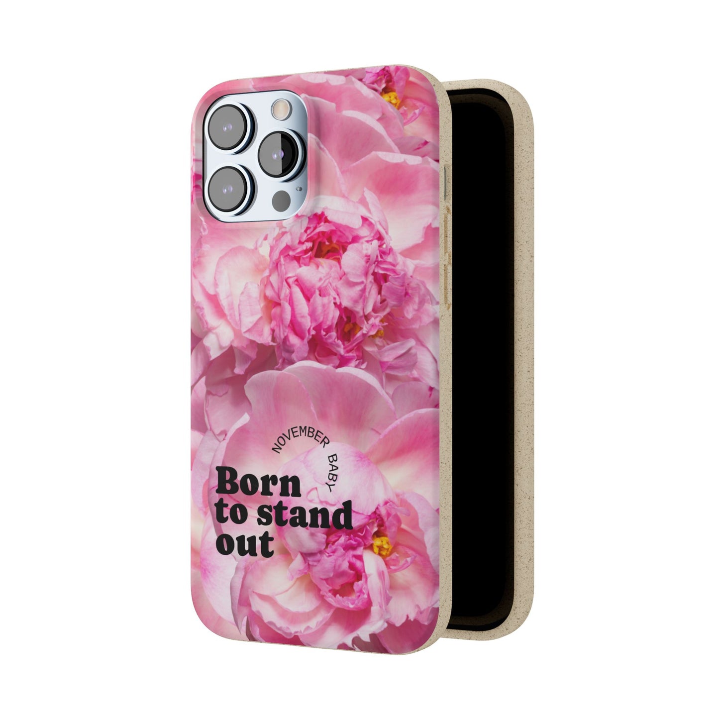 November Eco-friendly birth flower - Biodegradable case