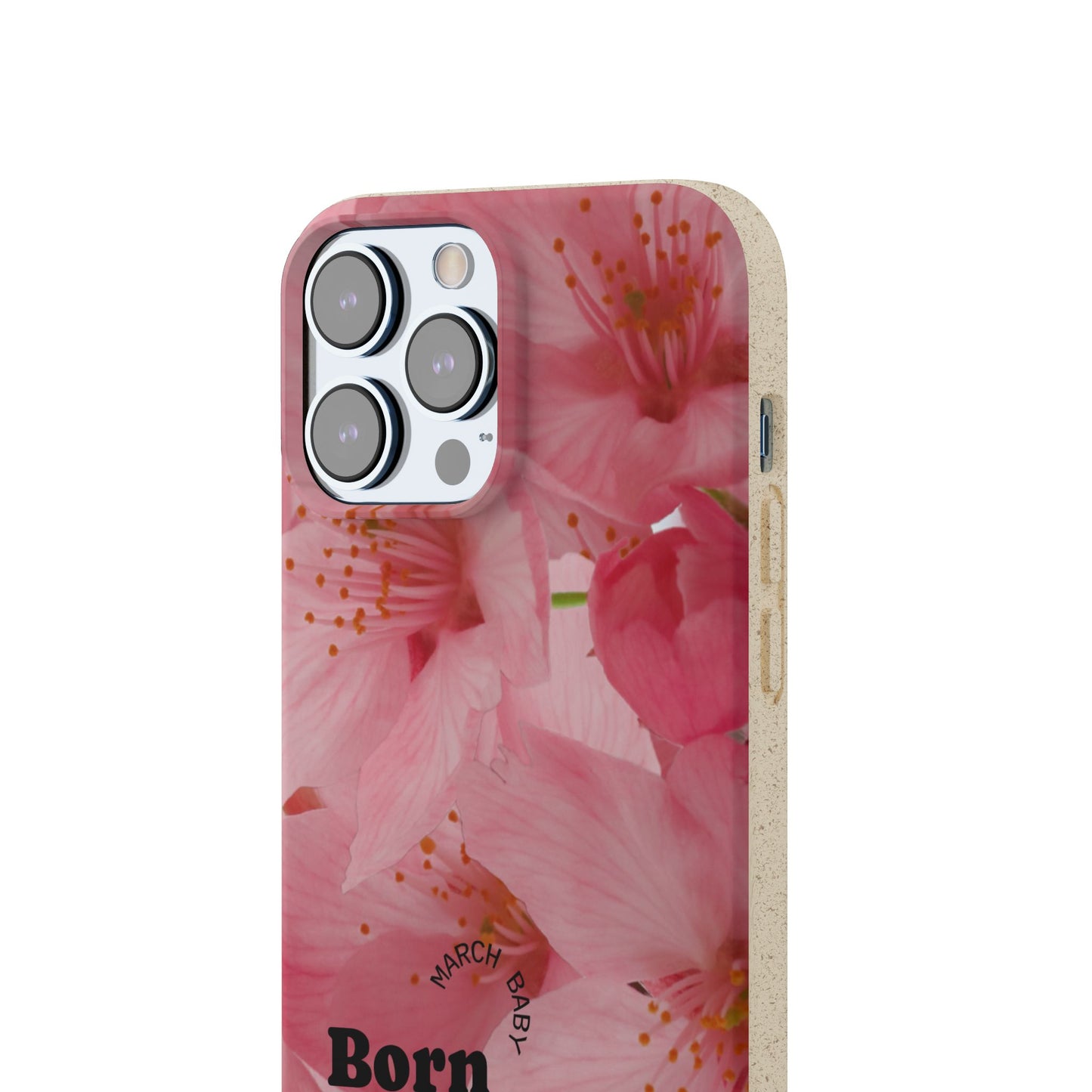 March Eco-friendly birth flower - Biodegradable case
