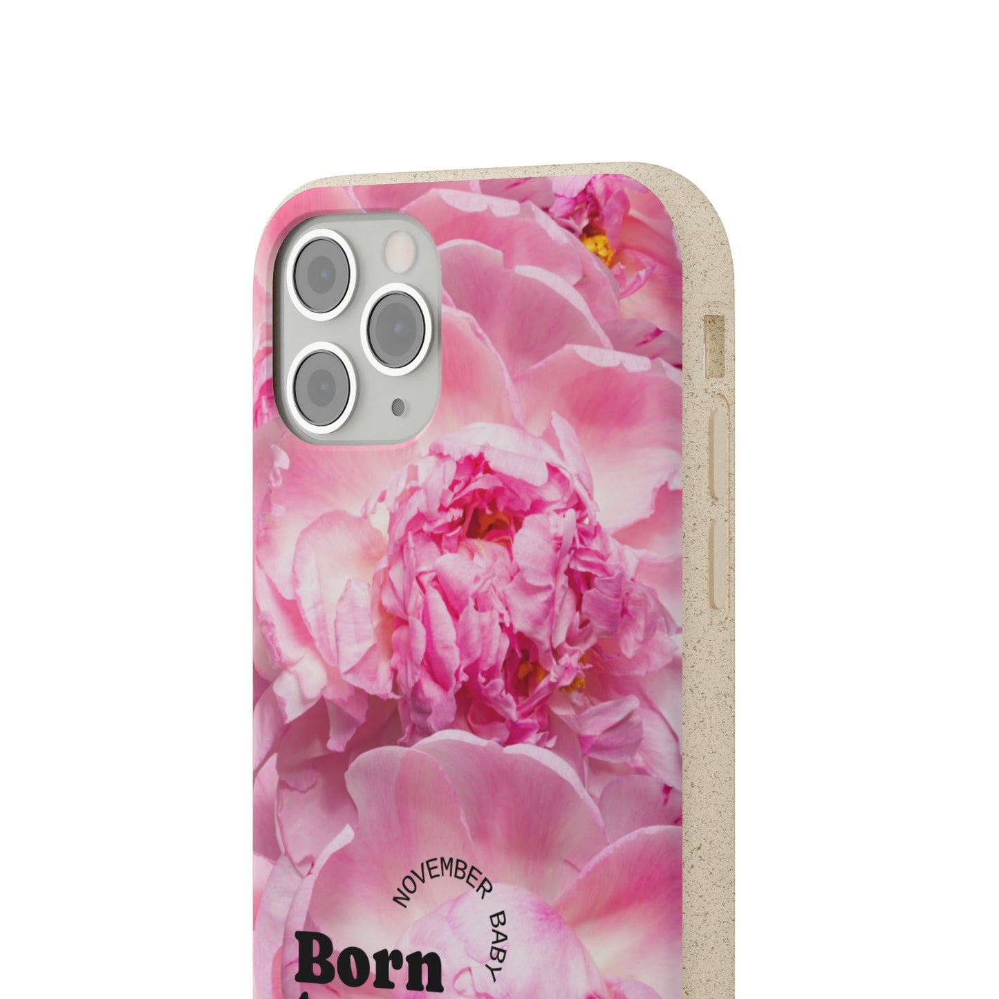November Eco-friendly birth flower - Biodegradable case