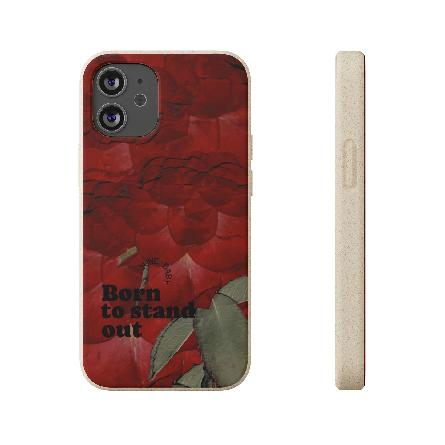 June Eco-friendly birth flower - Biodegradable case