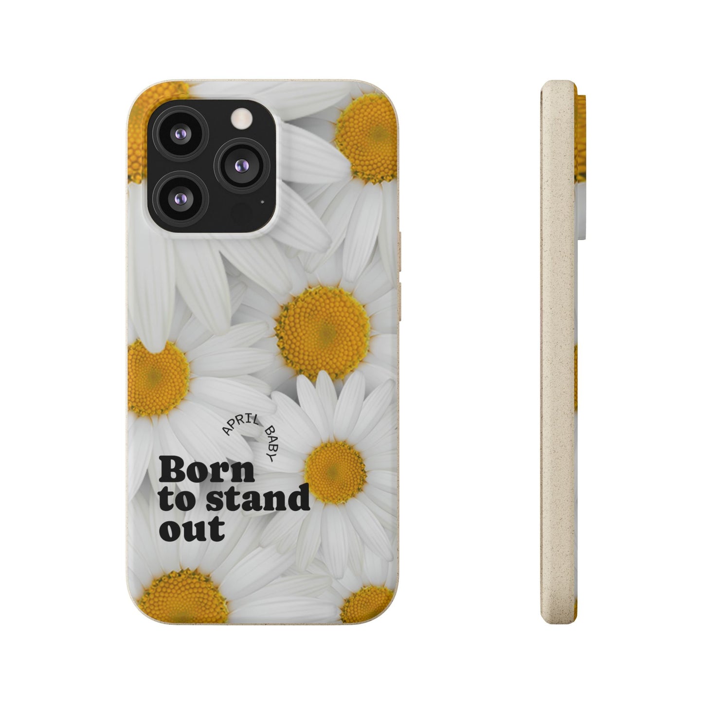 April Eco-friendly birth flower - Biodegradable case
