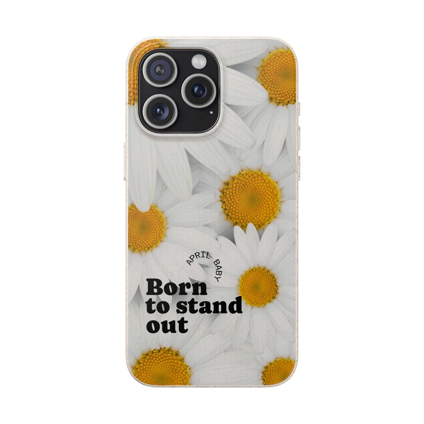 April Eco-friendly birth flower - Biodegradable case