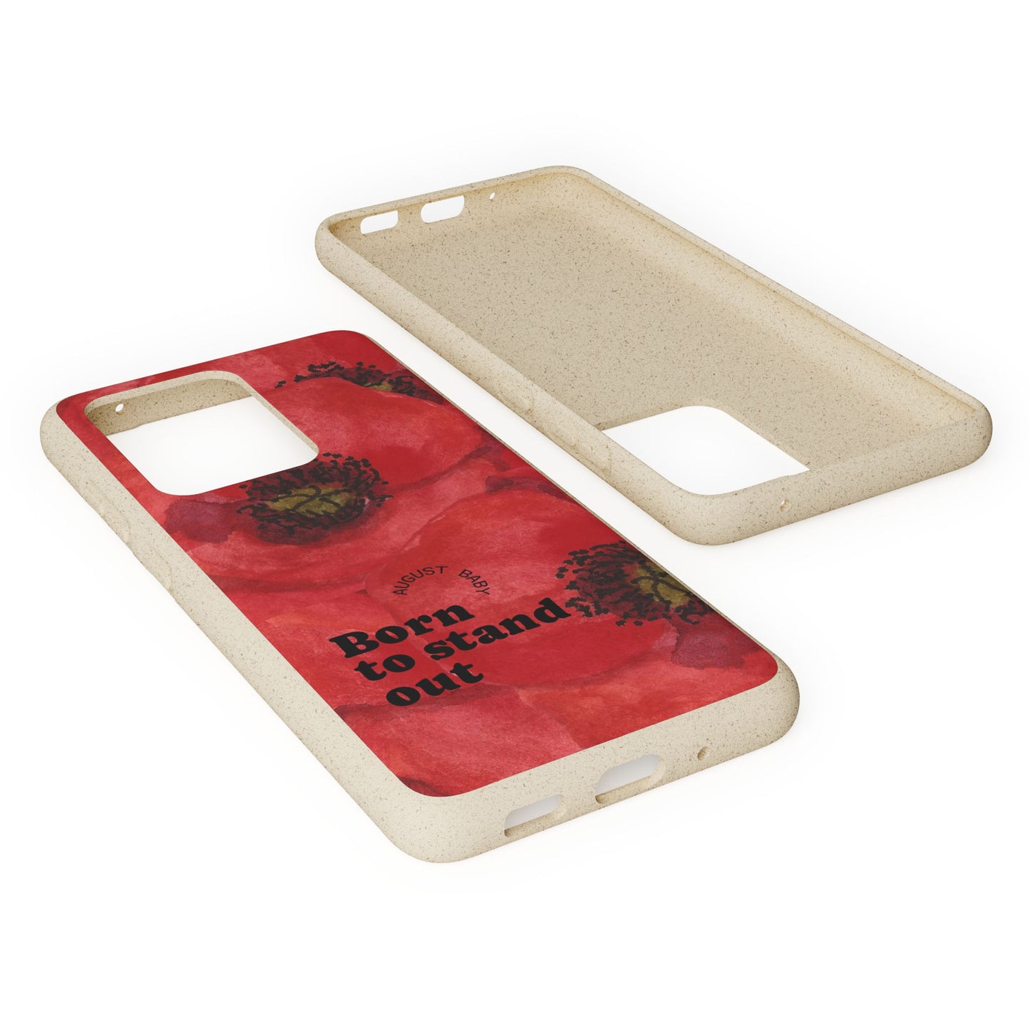 August Eco-friendly birth flower - Biodegradable case