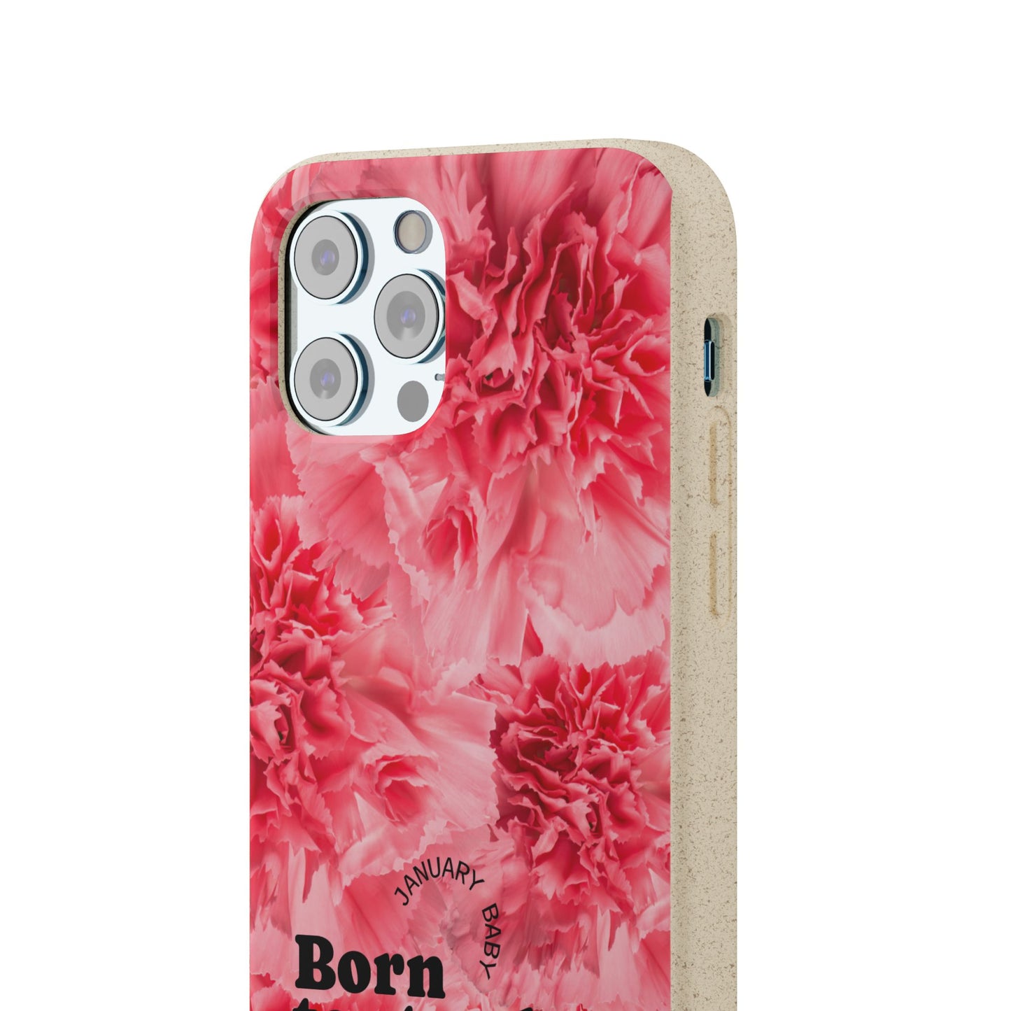 January Eco-friendly birth flower - Biodegradable case