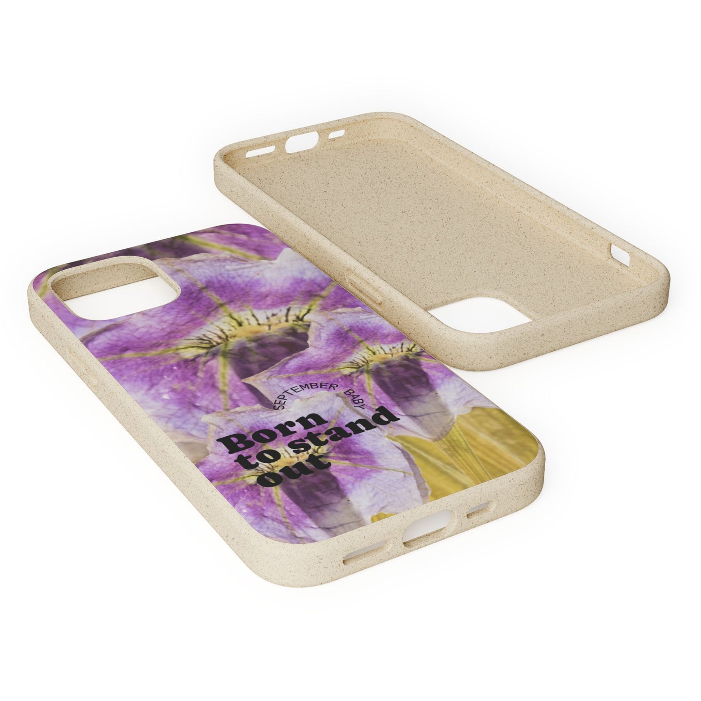 September Eco-friendly birth flower - Biodegradable case
