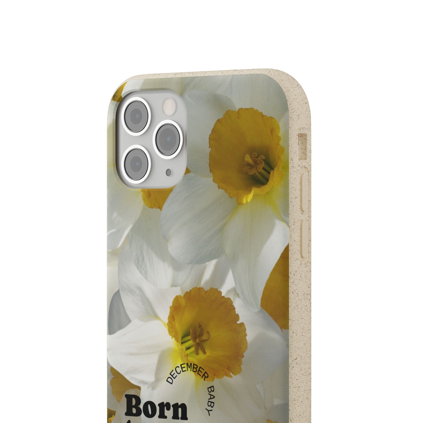December Eco-friendly birth flower - Biodegradable case